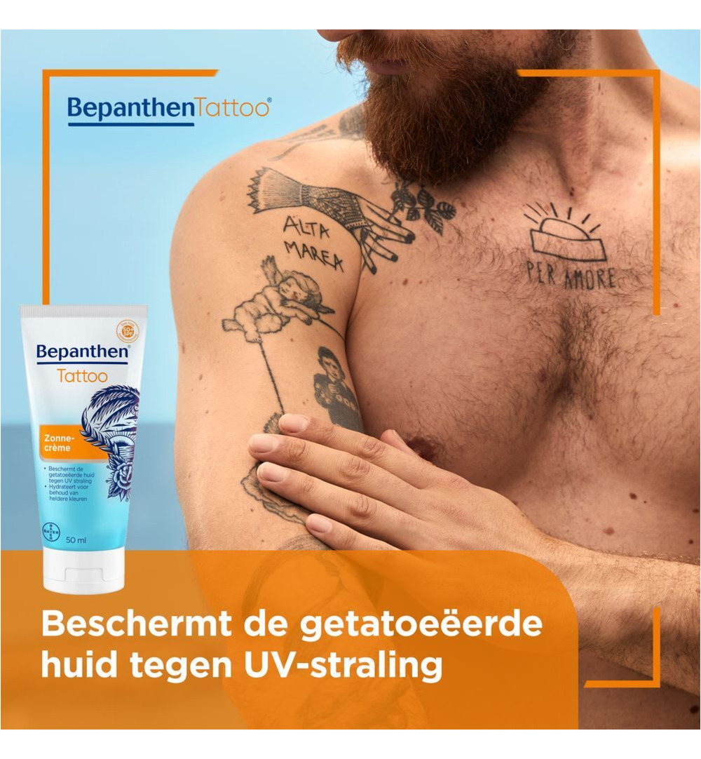 Bepanthen Tattoo zonnecreme (50 ml)