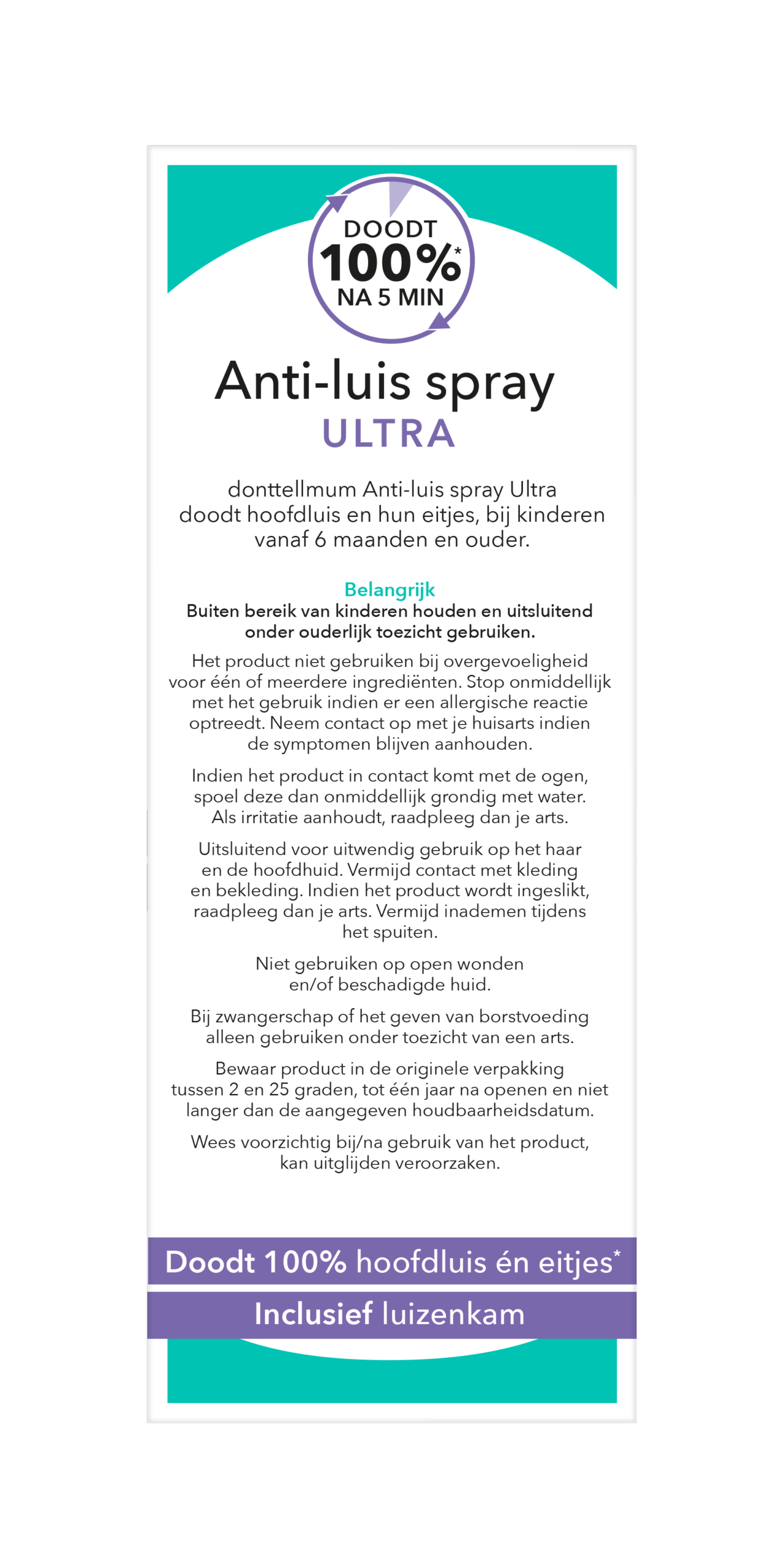 Donttellmum Anti Luis Spray Ultra (120 ml) - image 2