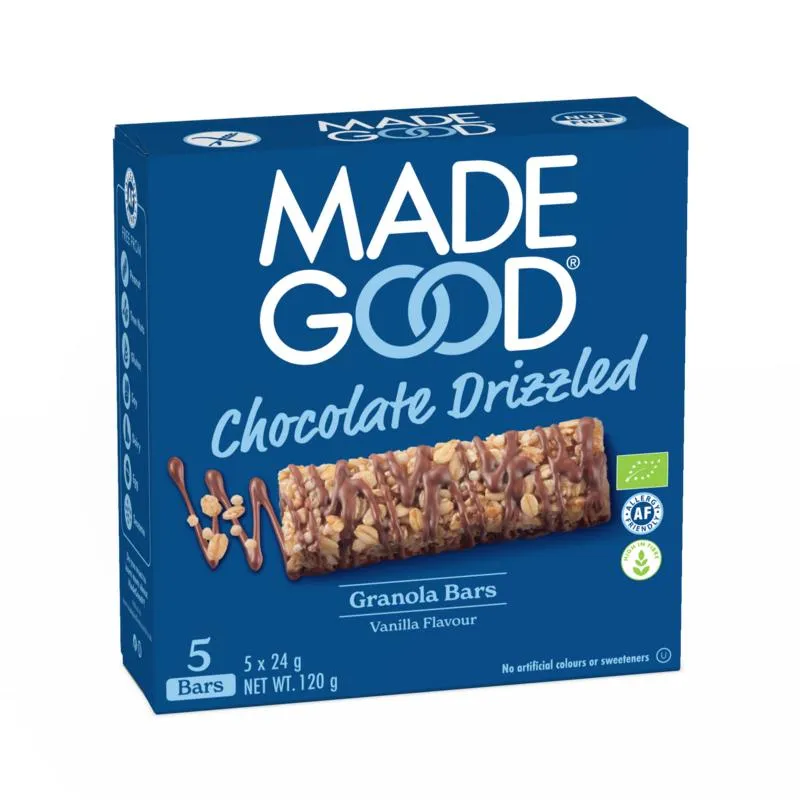 Made Goodgranola Bar Chocolate Vanilla Bio (5 Stuks)