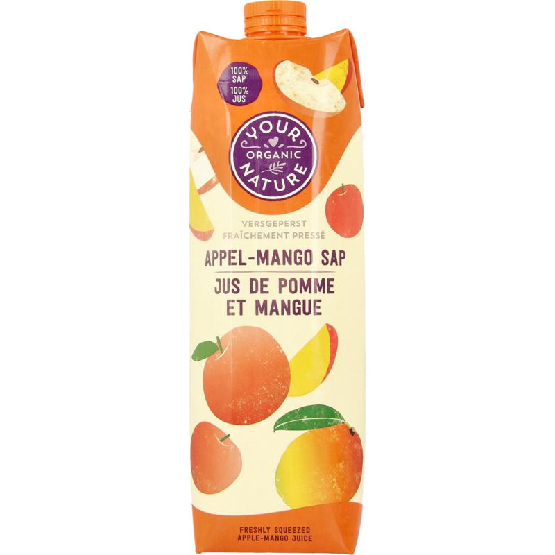 Your Organic Nature Appel mango sap bio (1000 ml)