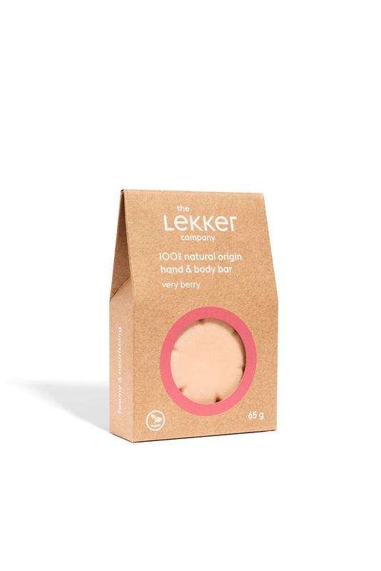 Lekker Raw Natuurlijke bodybar very berry (65 gr)