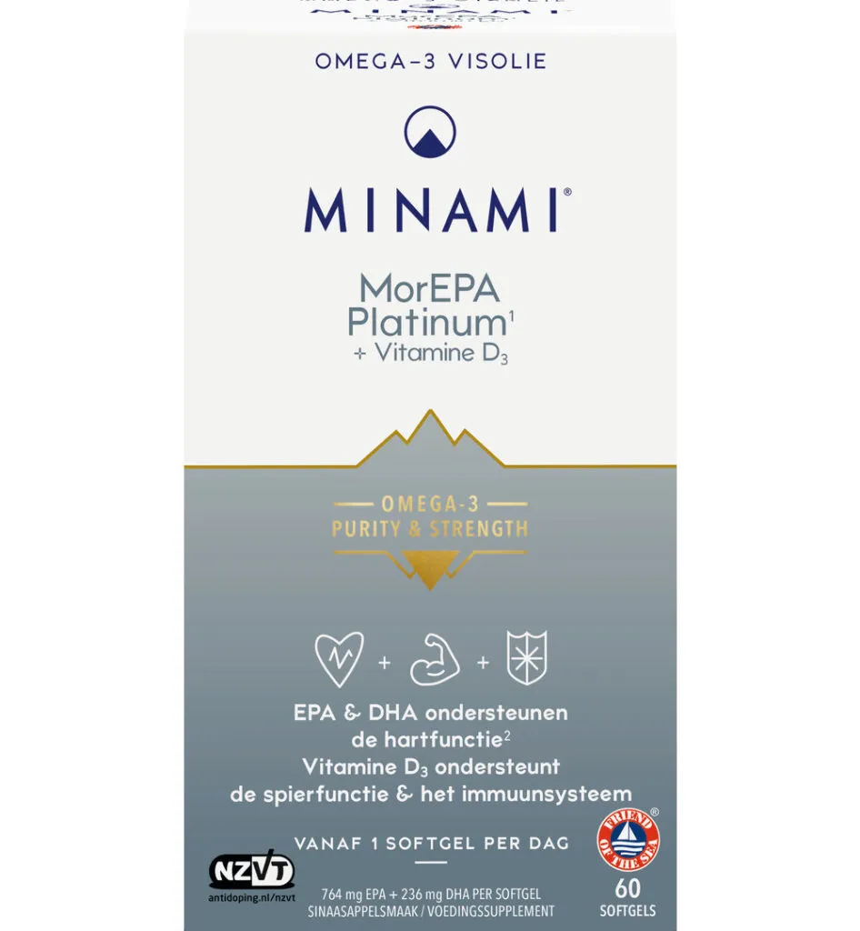Minami Morepa Platinum + Vit.D3 (60 softgels)