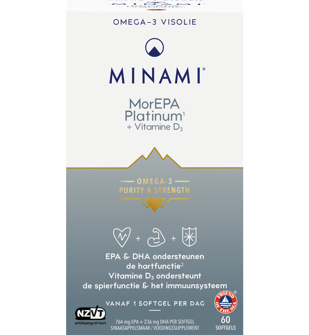 Minami Morepa Platinum + Vit.D3 (60 softgels)