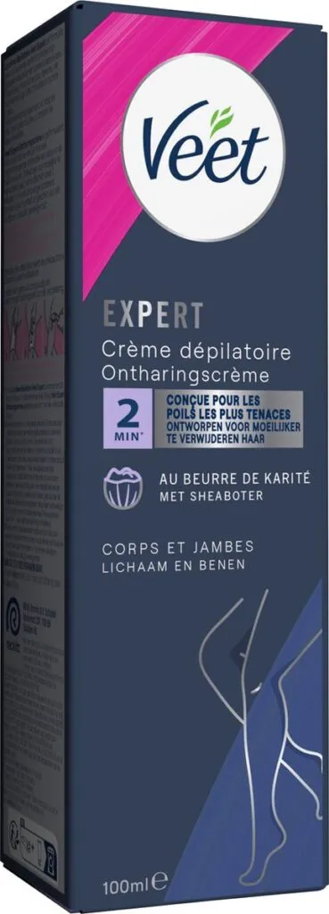 Veet Expert ontharingscreme benen (100 ml)
