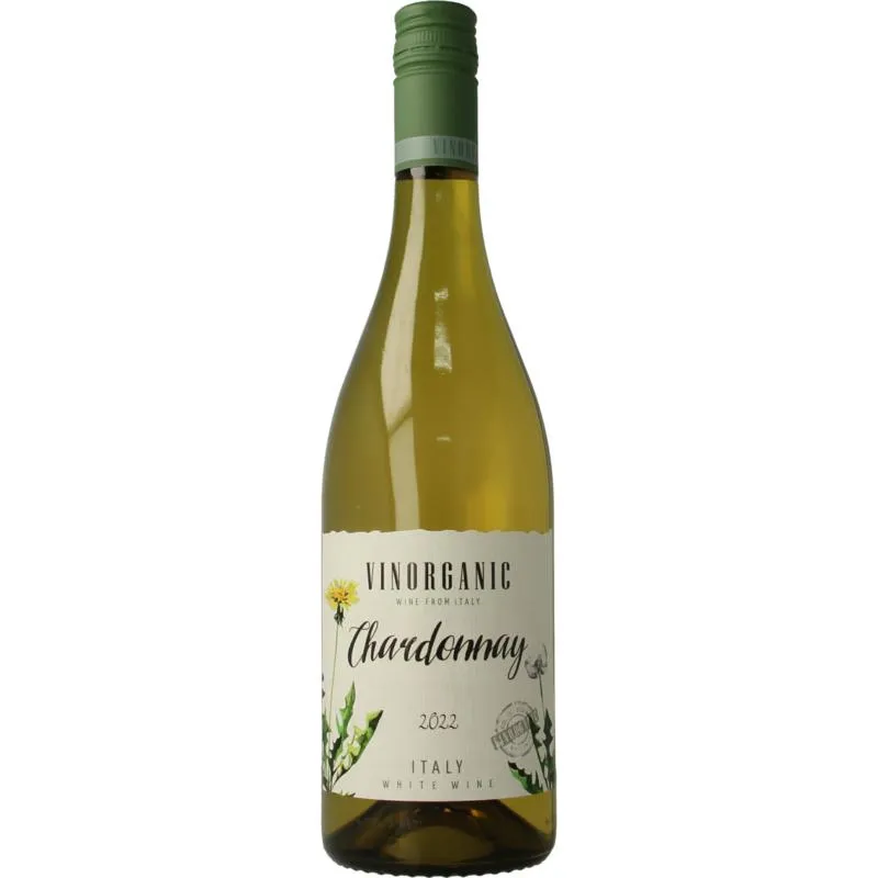 Vinorganic Chardonnay Italia wit bio (750 ml)
