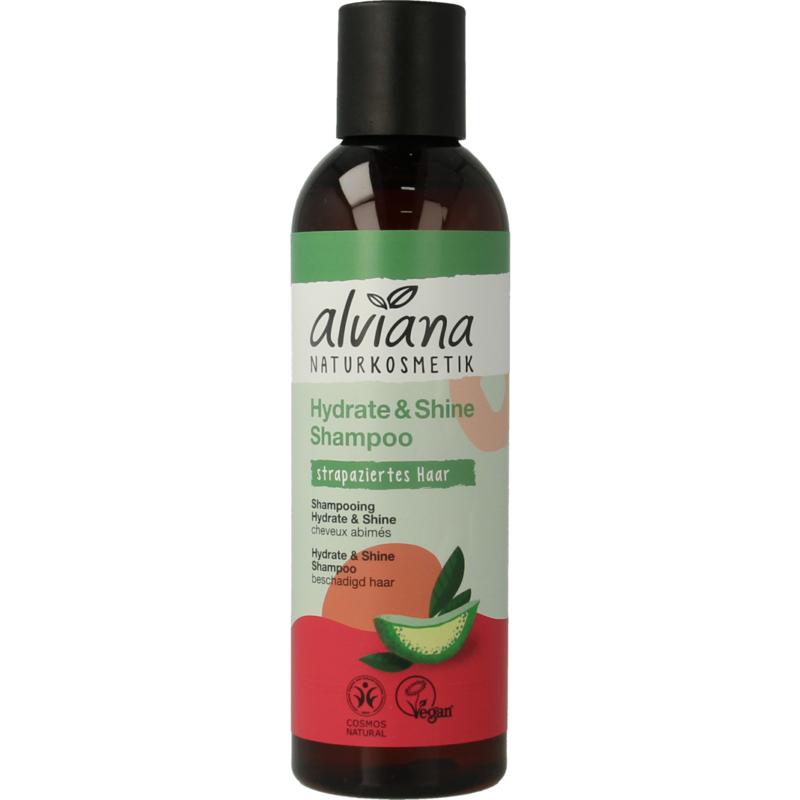Alviana Shampoo hydrate en shine voor beschadigd haar (200 ml)