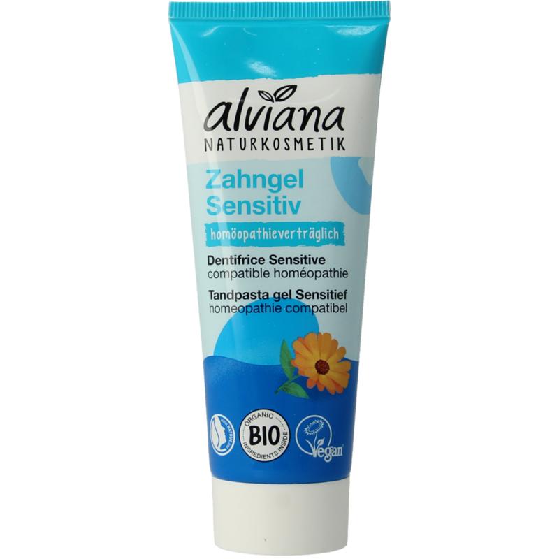 Alviana Tandpasta gel sensitief (75 ml)