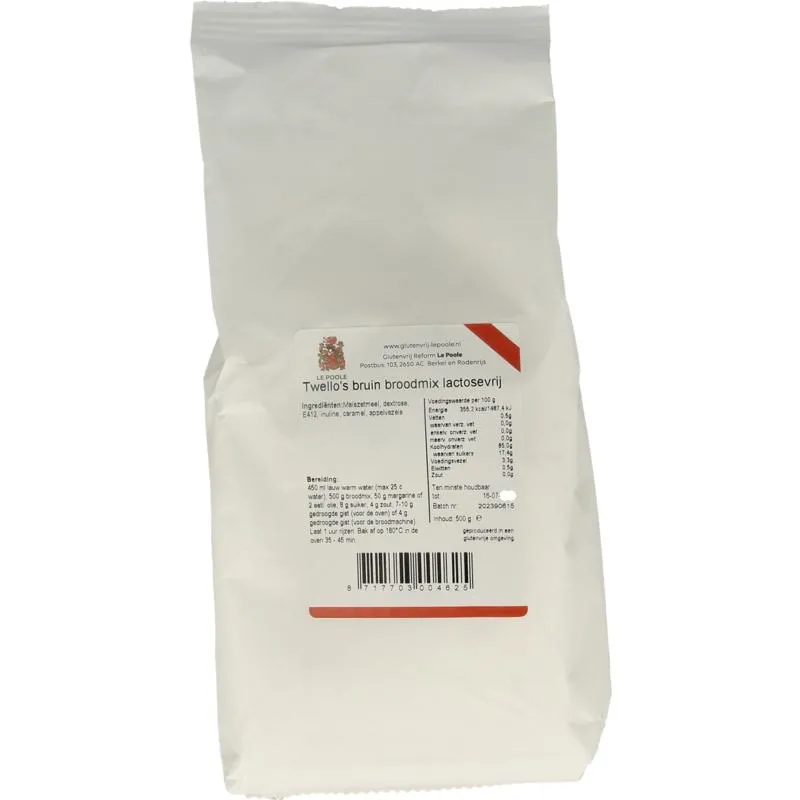 Le Poole Twello'S Bruin Broodmix Boeren Bruin (500 gr)
