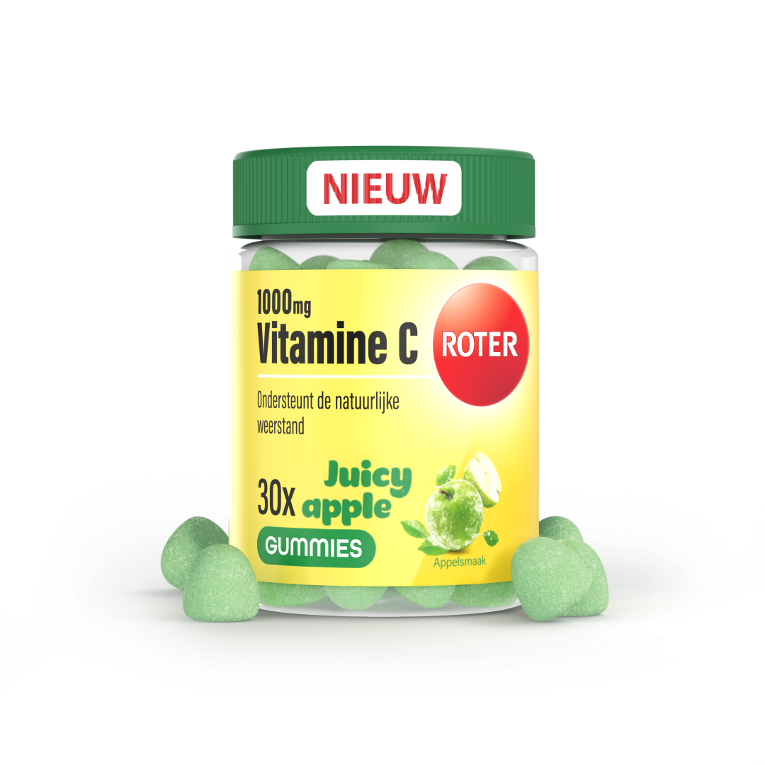 Roter Vitamine C 1000 mg Juicy Apple (30 gummies)