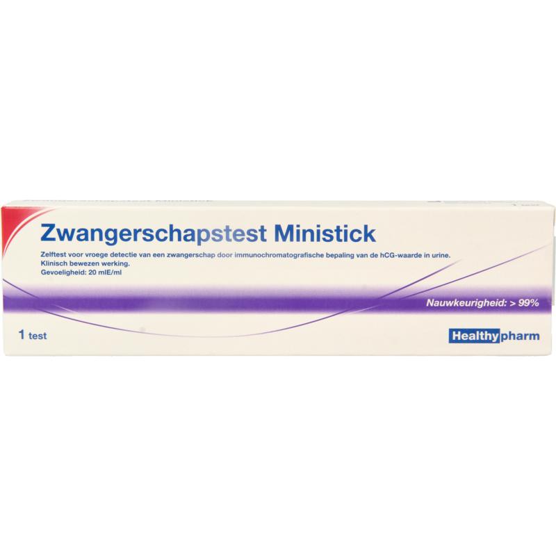 Healthypharm Zwangerschapstest Mini (1 stuk)