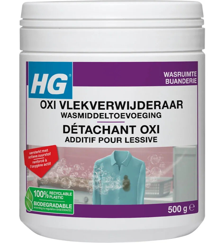 HG Oxi Vlekverwijderaar Wasmiddeltoevoeging (500 gr)
