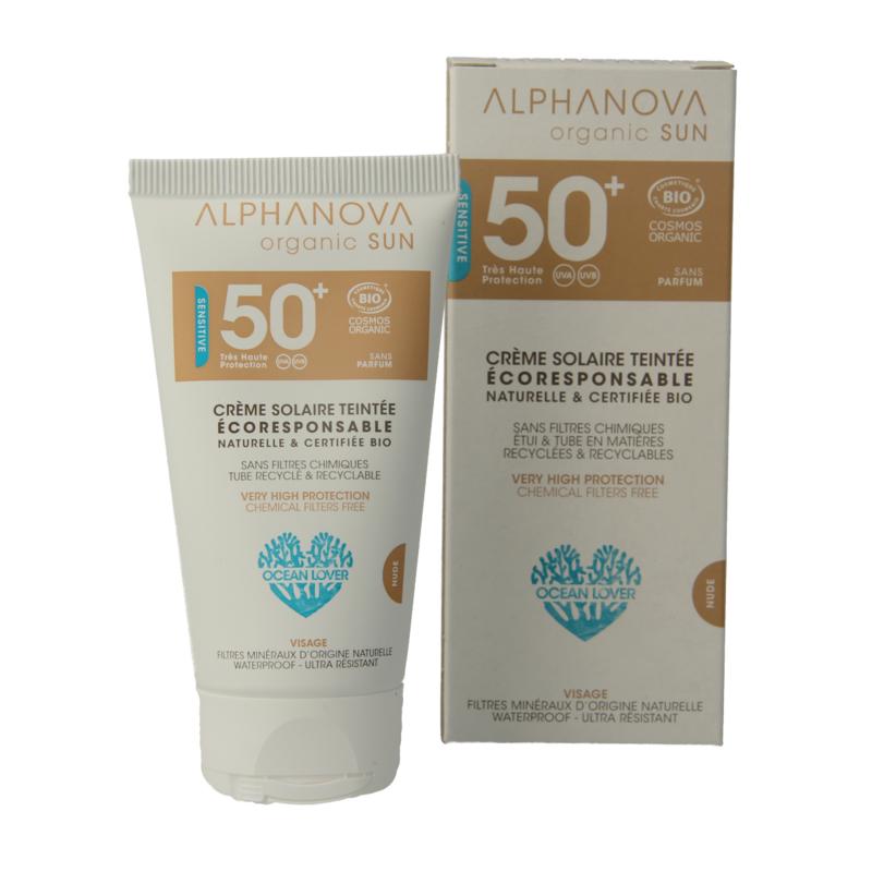 Alphanova Sun Sun face tinted cream light (50 gr)