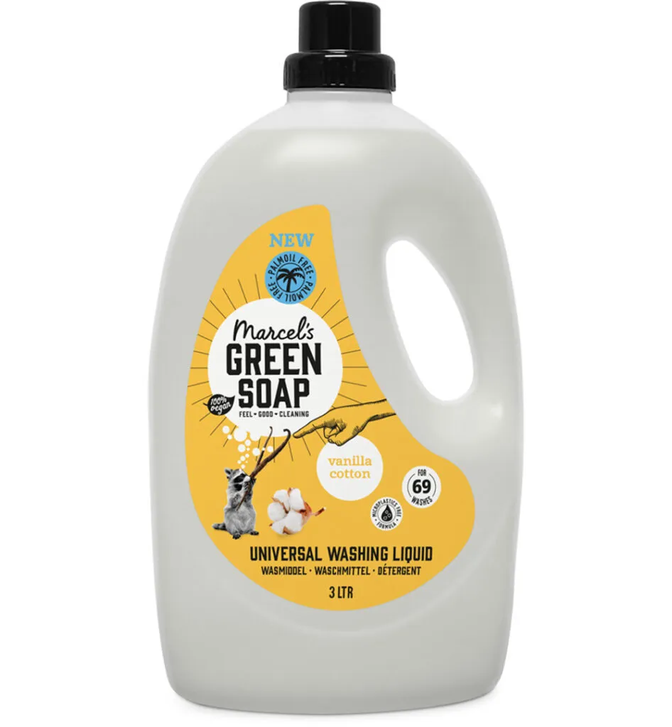 Marcel's Green Soap Wasmiddel Universeel Vanille & Katoen (3000 ml)