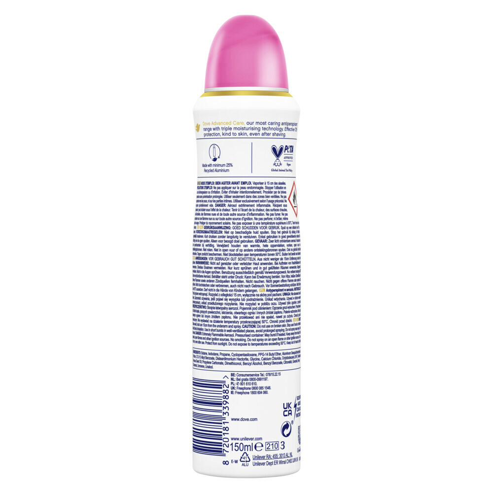 Dove Deodorant spray invisible care (150 ml)