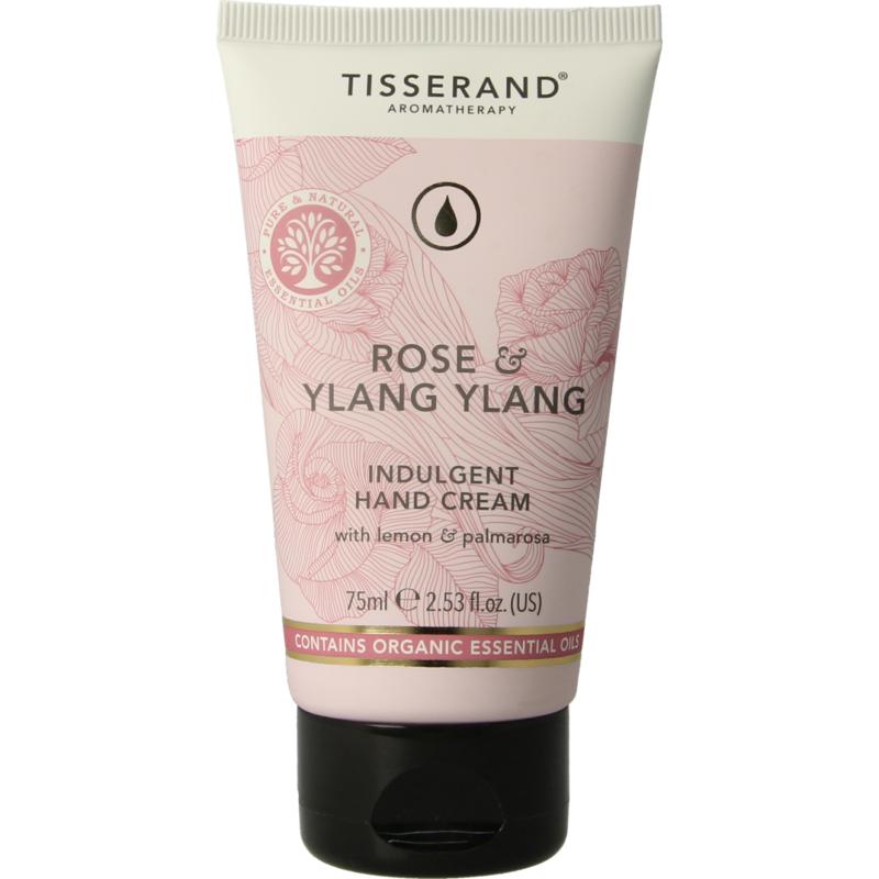 Tisserand Handcreme roos & ylang ylang (75 ml)