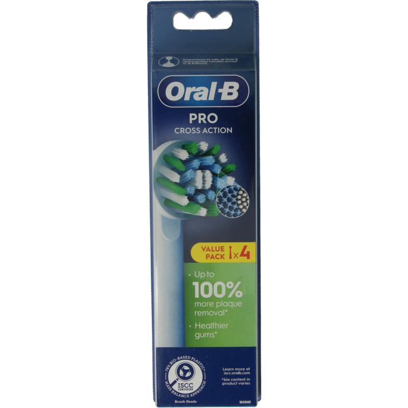 Oral B Opzetborstel cross action (4 stuks)