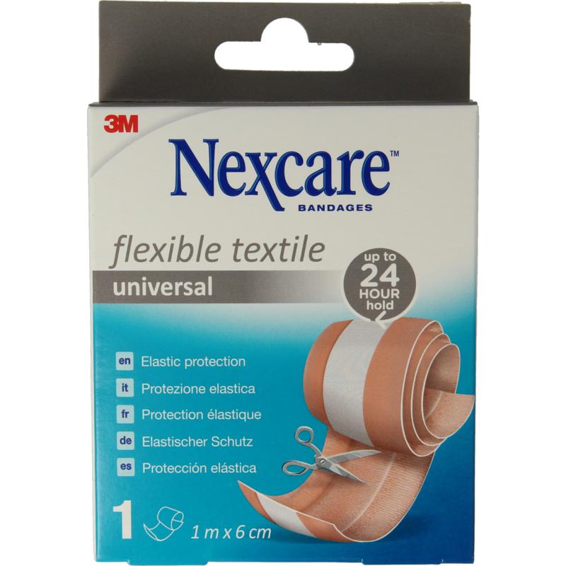 Nexcare Textile flexible 1mx6 cm (1 stuk)