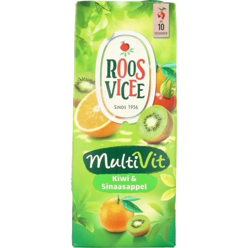 Roosvicee Multivit kiwi/sinaasappelsap (1500 ml)