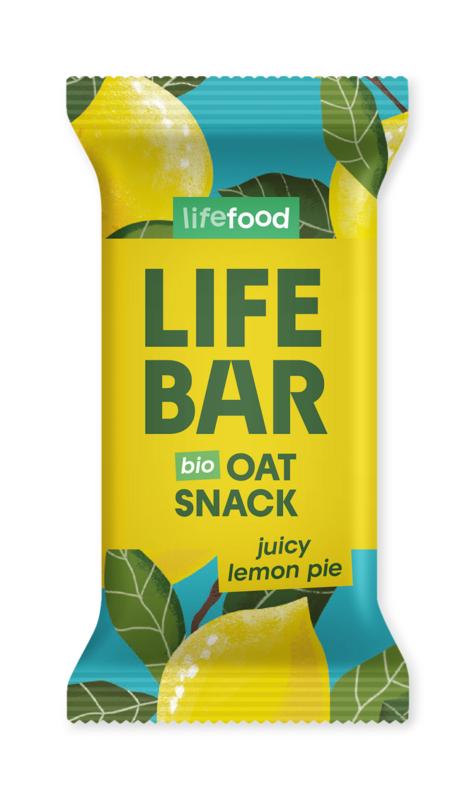 Lifefood Lifebar Oatsnack Lemon Zacht B Io (40 gr)