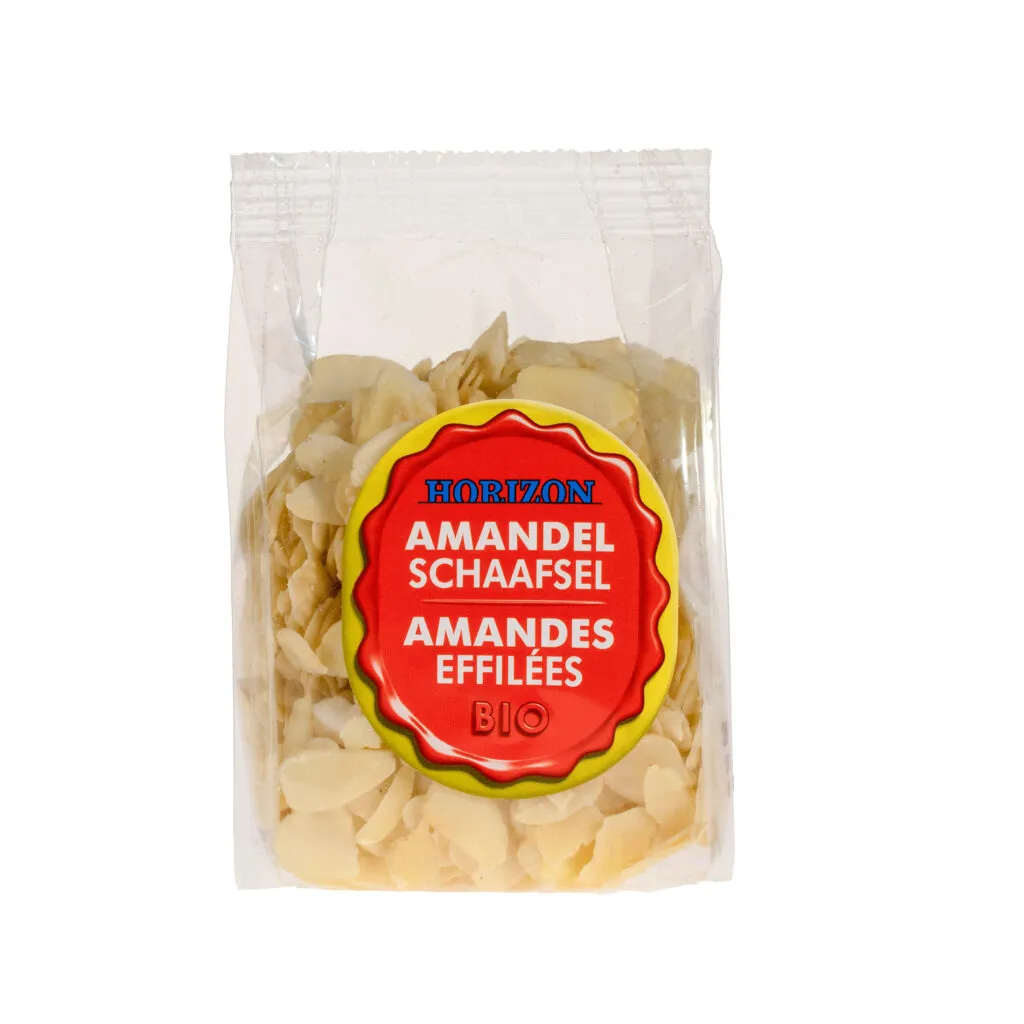 Horizon Amandelschaafsel Geblancheerd Bio (75 gr)
