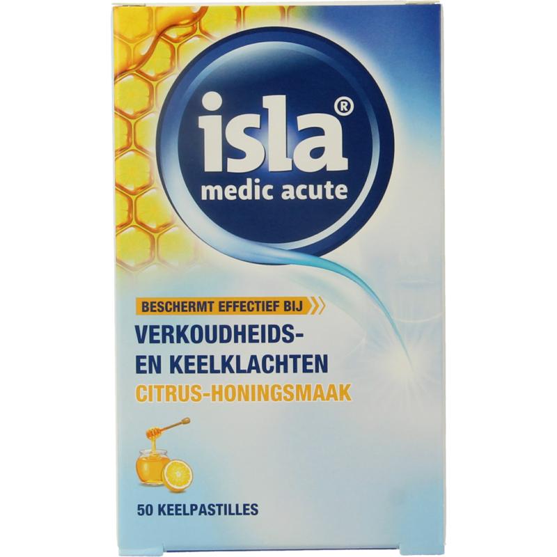 Isla Citrus honing keelpastille (50 tabletten)