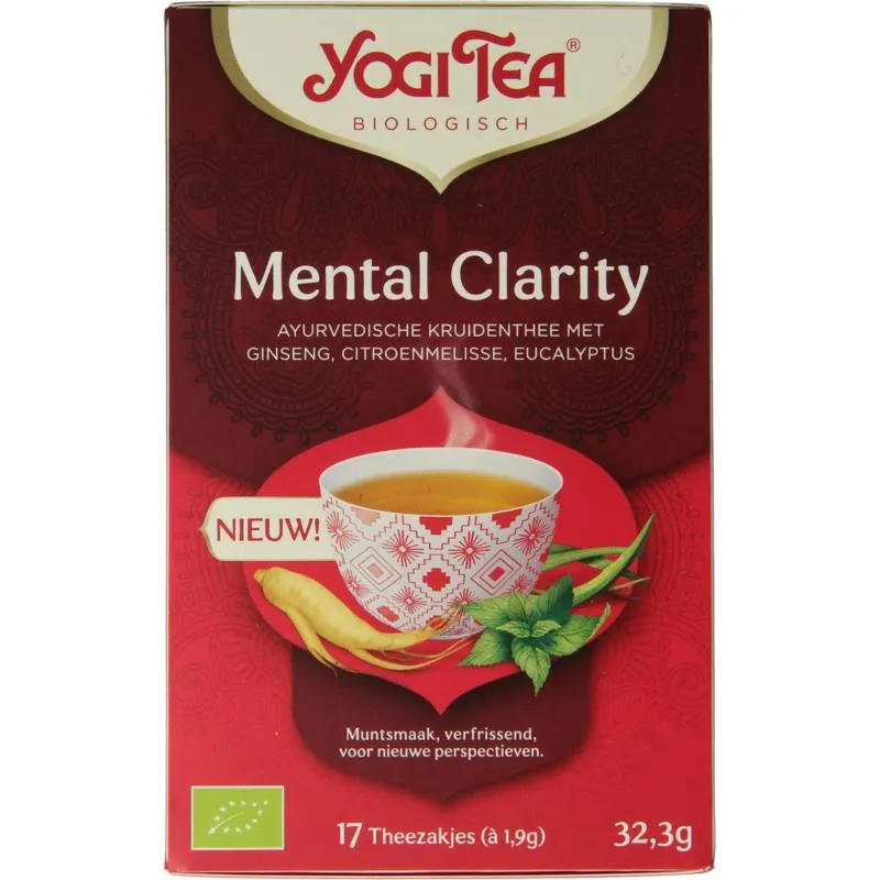 Yogi Tea Mental clarity bio (17 stuks)