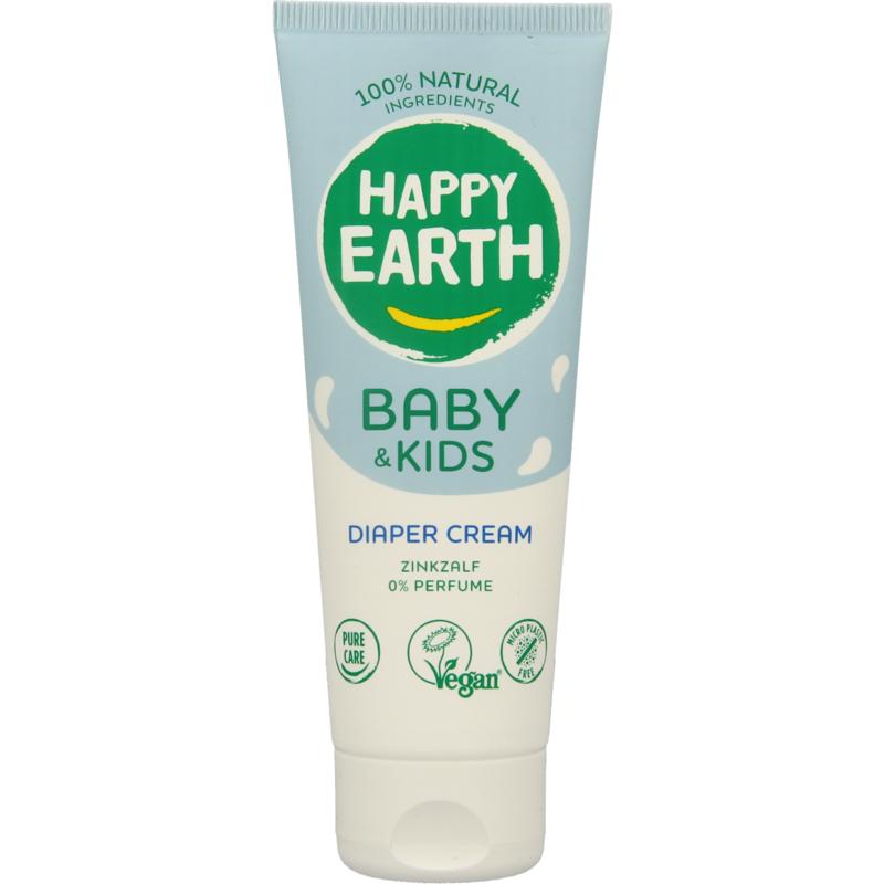 Happy Earth Billencreme zink voor baby & k ids (75 ml)