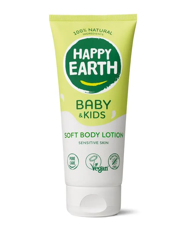 Happy Earth Bodylotion voor baby & kids (200 ml)