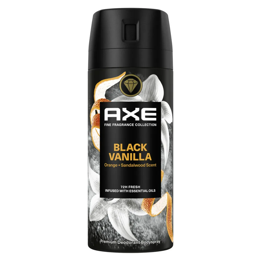 Axe Bodyspray black vanilla (150 ml)