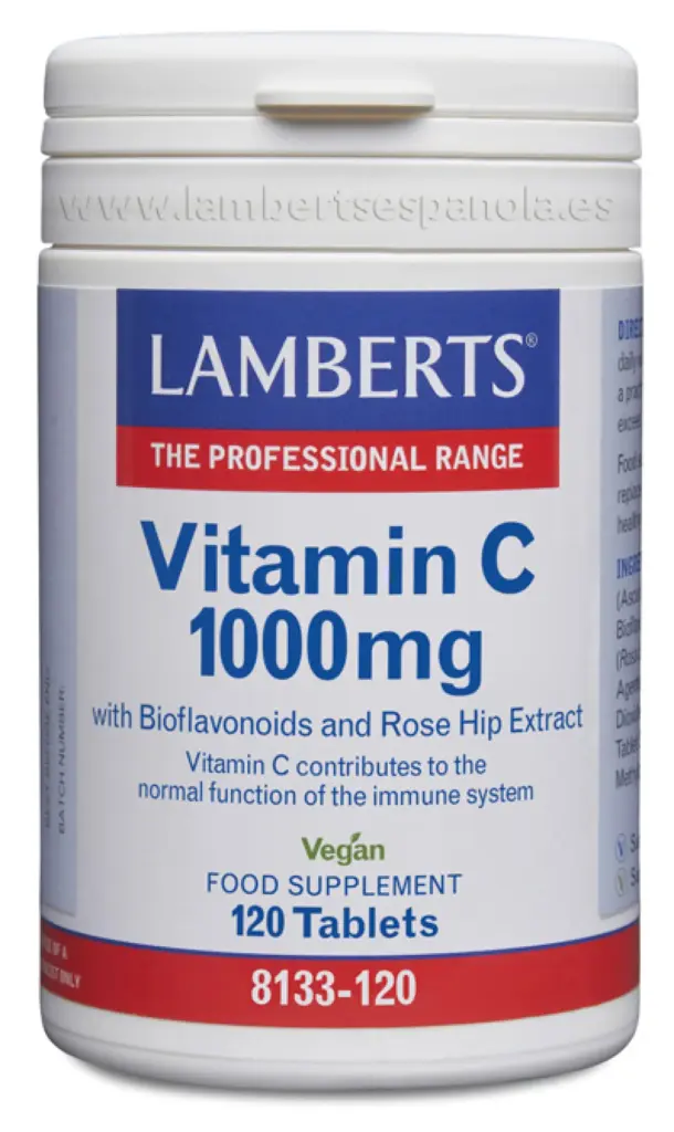 Lamberts Vitamine C 1000mg & bioflavonoiden (120 tabletten)