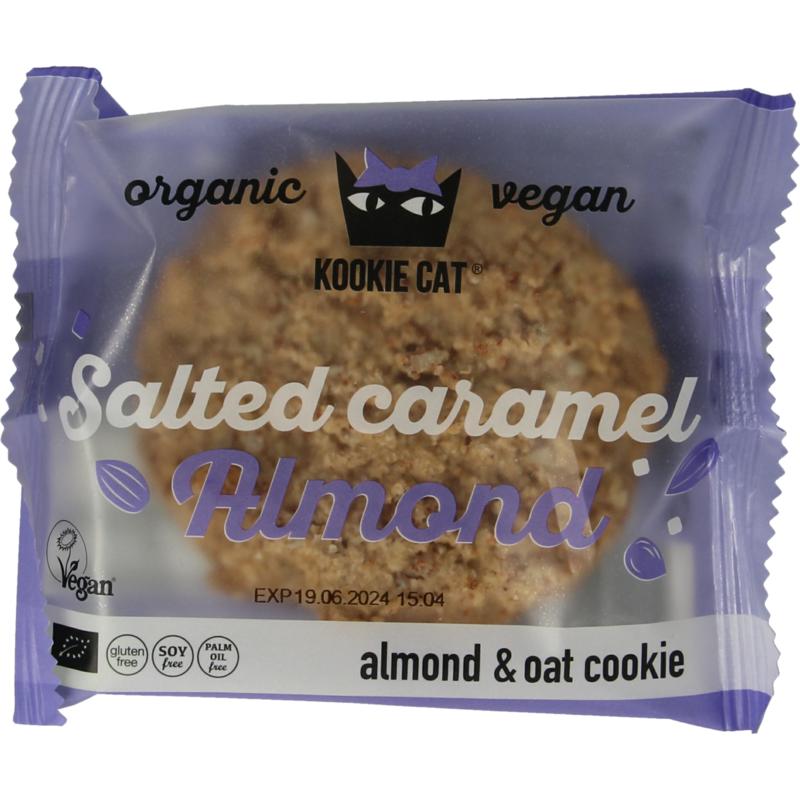 Kookie Cat Salted caramel & almonds bio (50 gr)