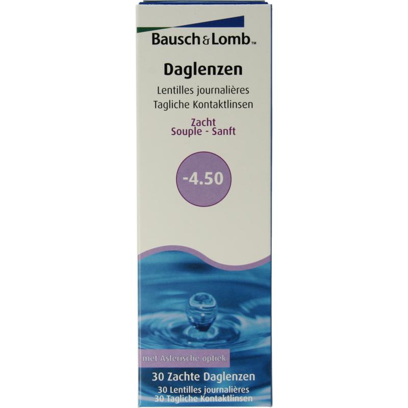 Bausch + Lomb Daglenzen -4.50 (30 stuks)
