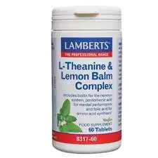 Lamberts L-Theanine & Citroenmelisse Complex (60 Capsules)