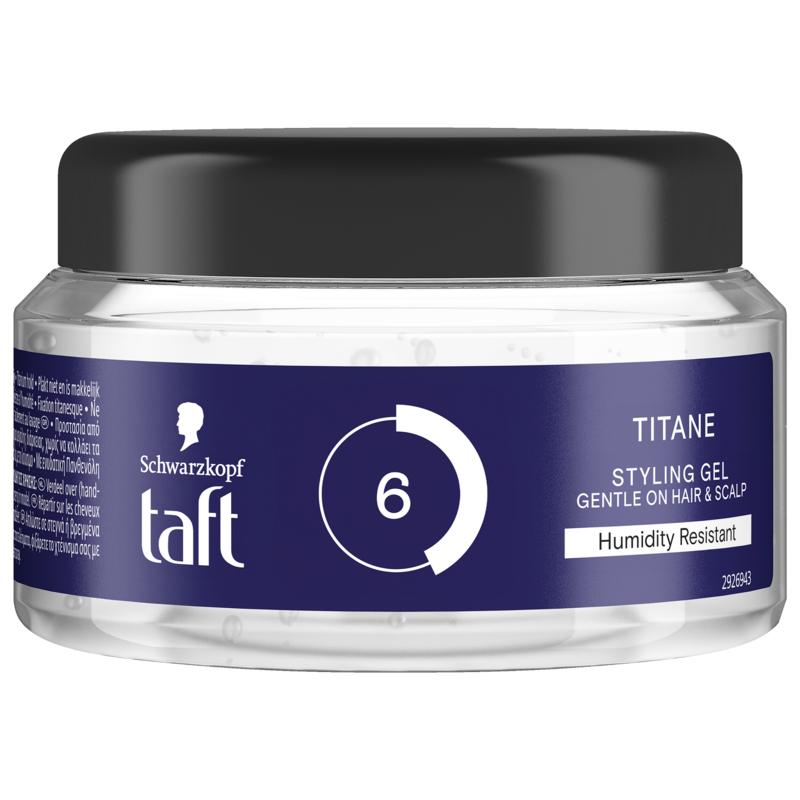 Taft Power gel titane pot (250 ml)