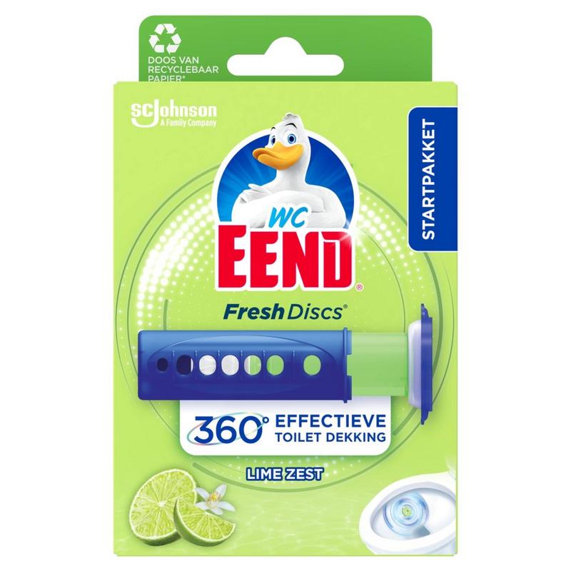 Wc Eend Fresh disk houder lime (36 ml)