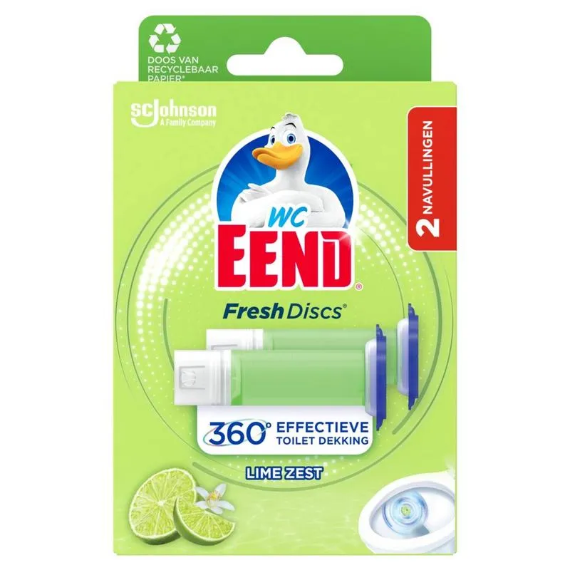 Wc Eend Fresh disk navul duo lime zest (72 ml)