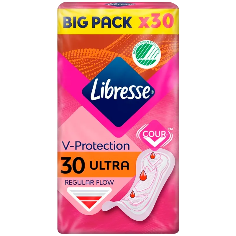 Libresse Maandverband ultra regular (30 stuks)
