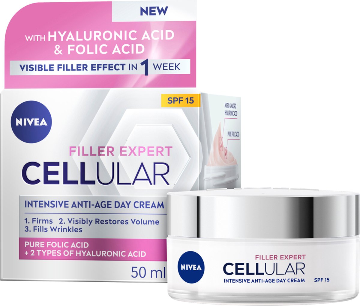 Nivea Cellular expert filler hyaluronzuur & foliumzuur (50 ml)