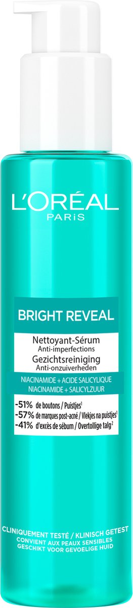 L'Oréal Bright reveal dark spot reiniging (150 ml)