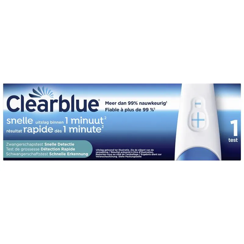 Clearblue Snelle detectie (1 stuk)