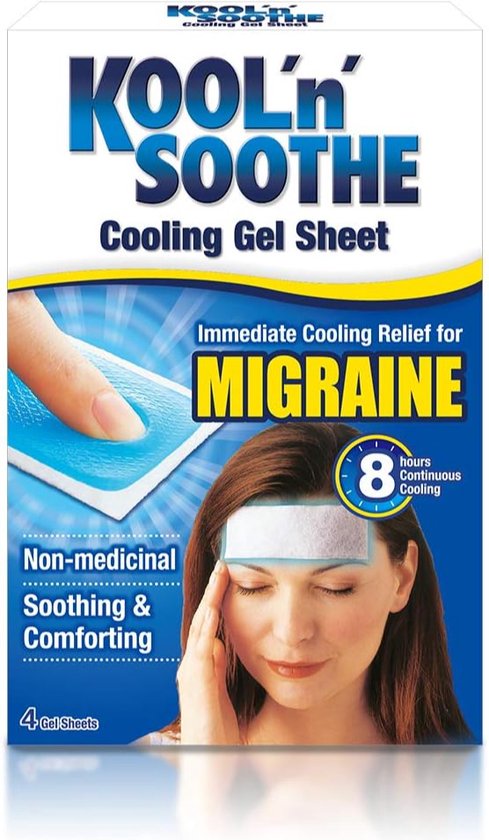 Kool'n'soothe Migraine Gelstrips (2 stuks)