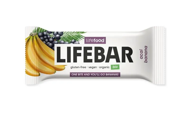 Lifefood Lifebar Acai Banana Bio Raw (40 gr)