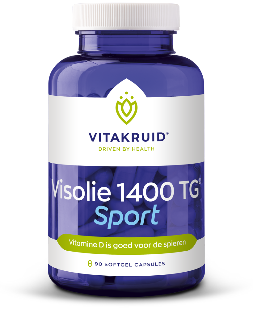 Vitakruid Visolie 1400 Sport Triglyceriden Epa 40% Dha 20% (90 softgels)