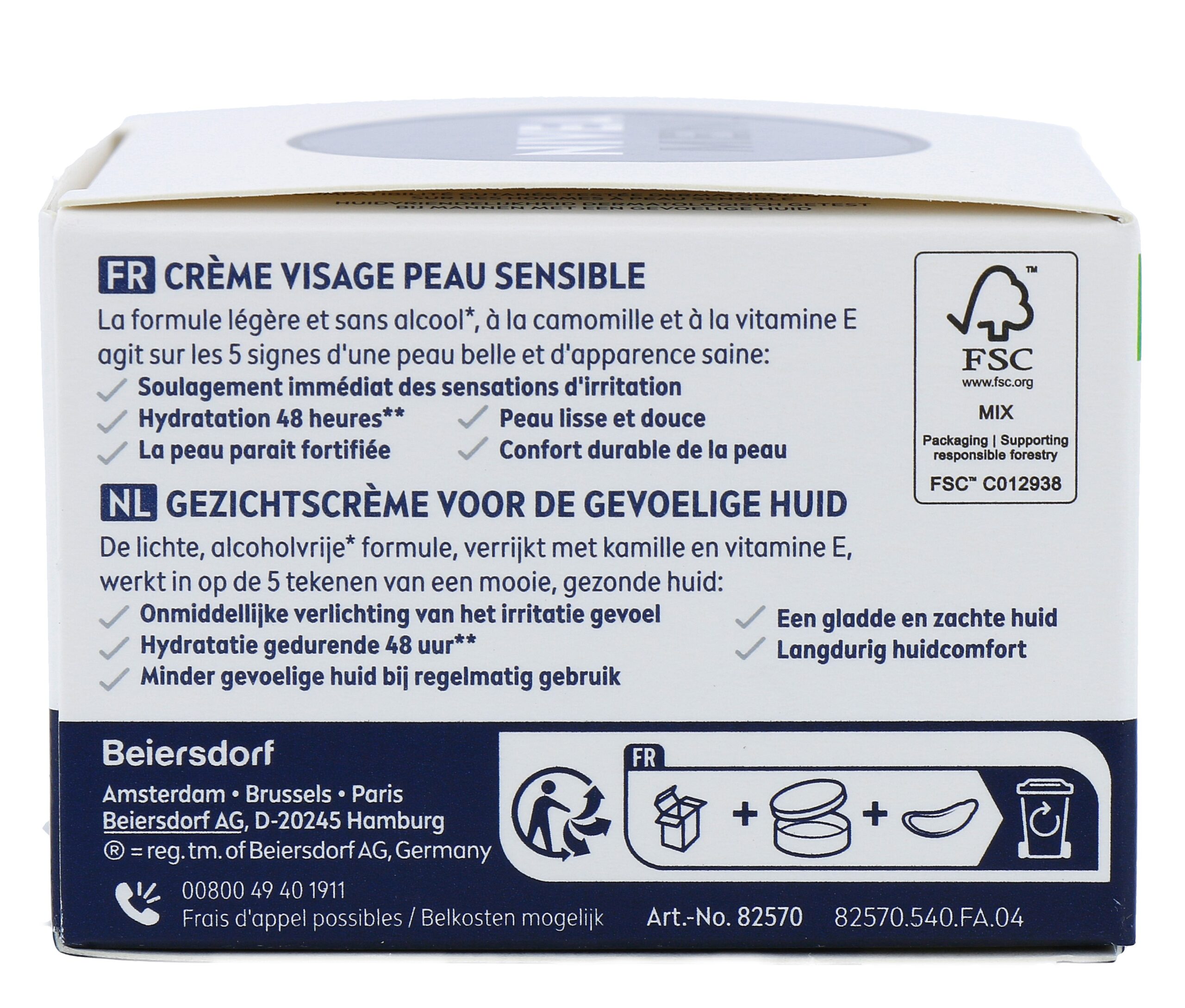Nivea Men gezichtscreme sensitive (50 ml) - image 4