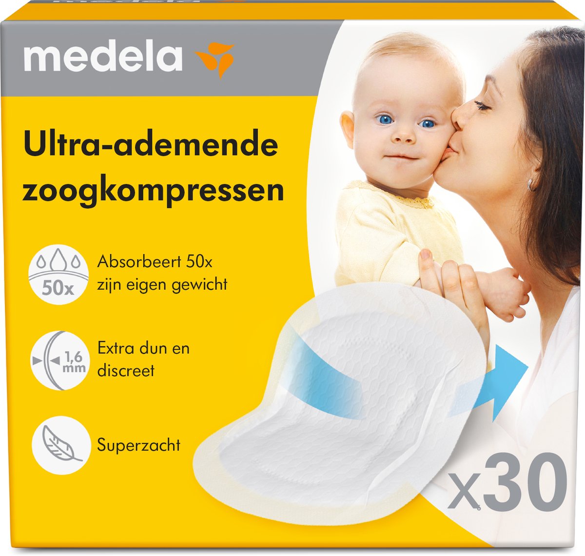Medela Zoogcompressen ultra ad (30 stuks)