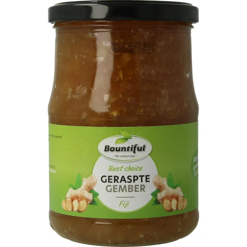 Bountiful Fiji Geraspte Gember (720 gr)