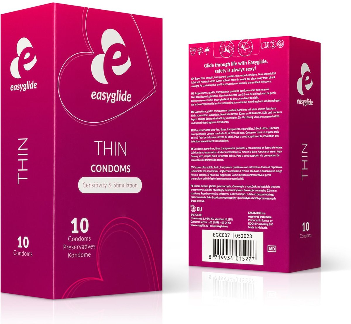 Easyglide Easyglide condoom extra thin (10 stuks)