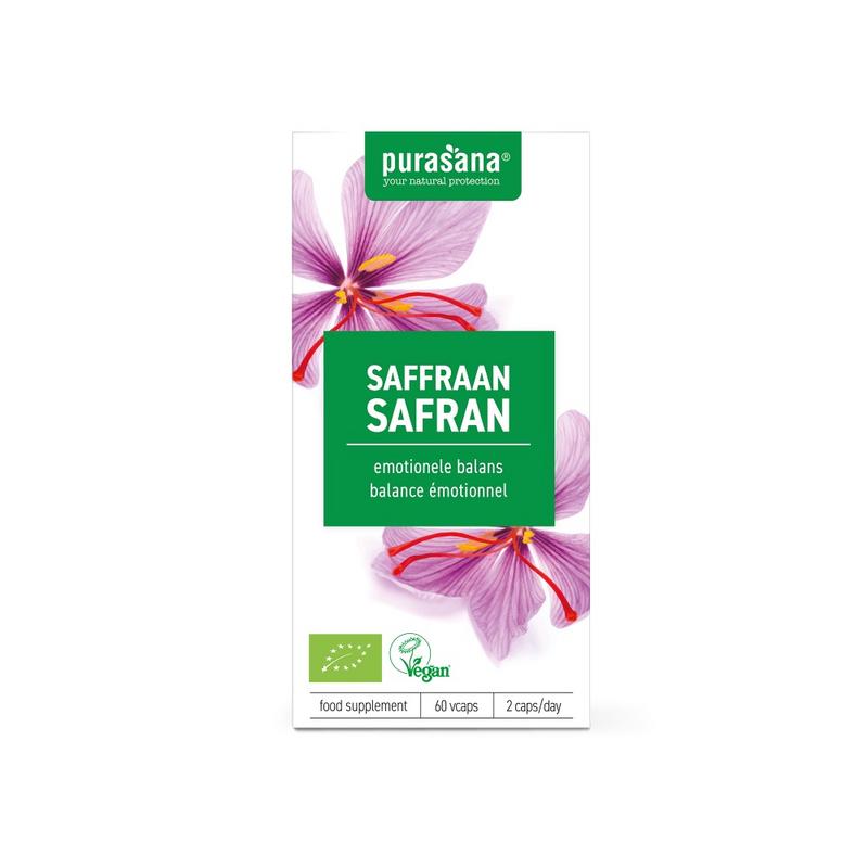 Purasana Saffraan Vegan Bio (60 vega capsules)