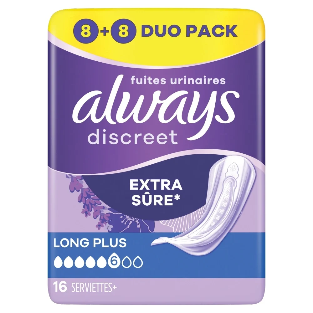 Always Discreet Extra Long Plus (16 stuks)