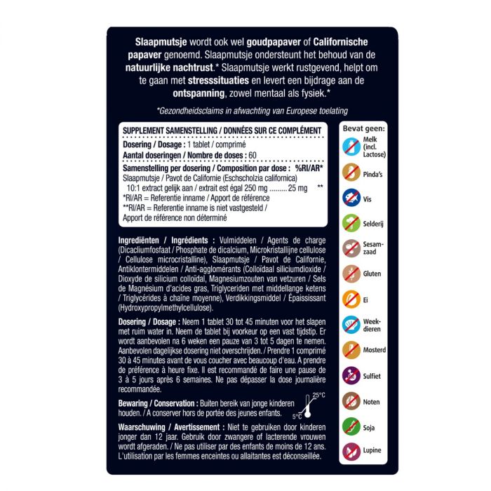 Lucovitaal Slaapmutsje (60 Tabletten)